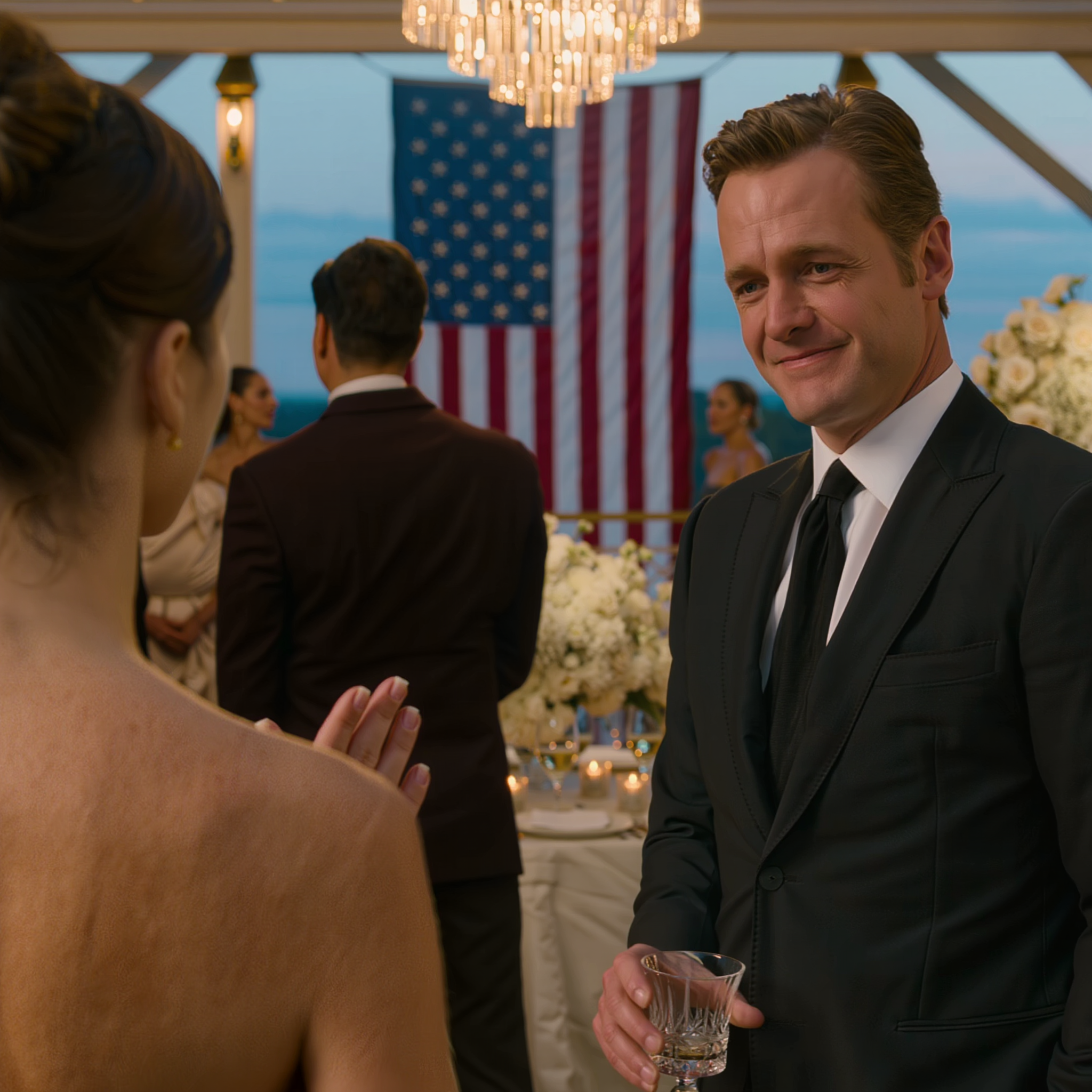 Ved vores femårs jubilæumsgalla i Charleston stod min svigerfar midt i balsalen, løftede sit glas foran 200 gæster og bekendtgjorde, at min mand allerede havde underskrevet skilsmissepapirerne, men da jeg satte min champagne ned, rejste mig og begyndte at klappe langsomt, mens jeg kiggede direkte på ham, ændrede et par ansigter ved hovedbordet sig pludselig, som om nogen havde valgt det forkerte øjeblik den aften til at foretage det træk.