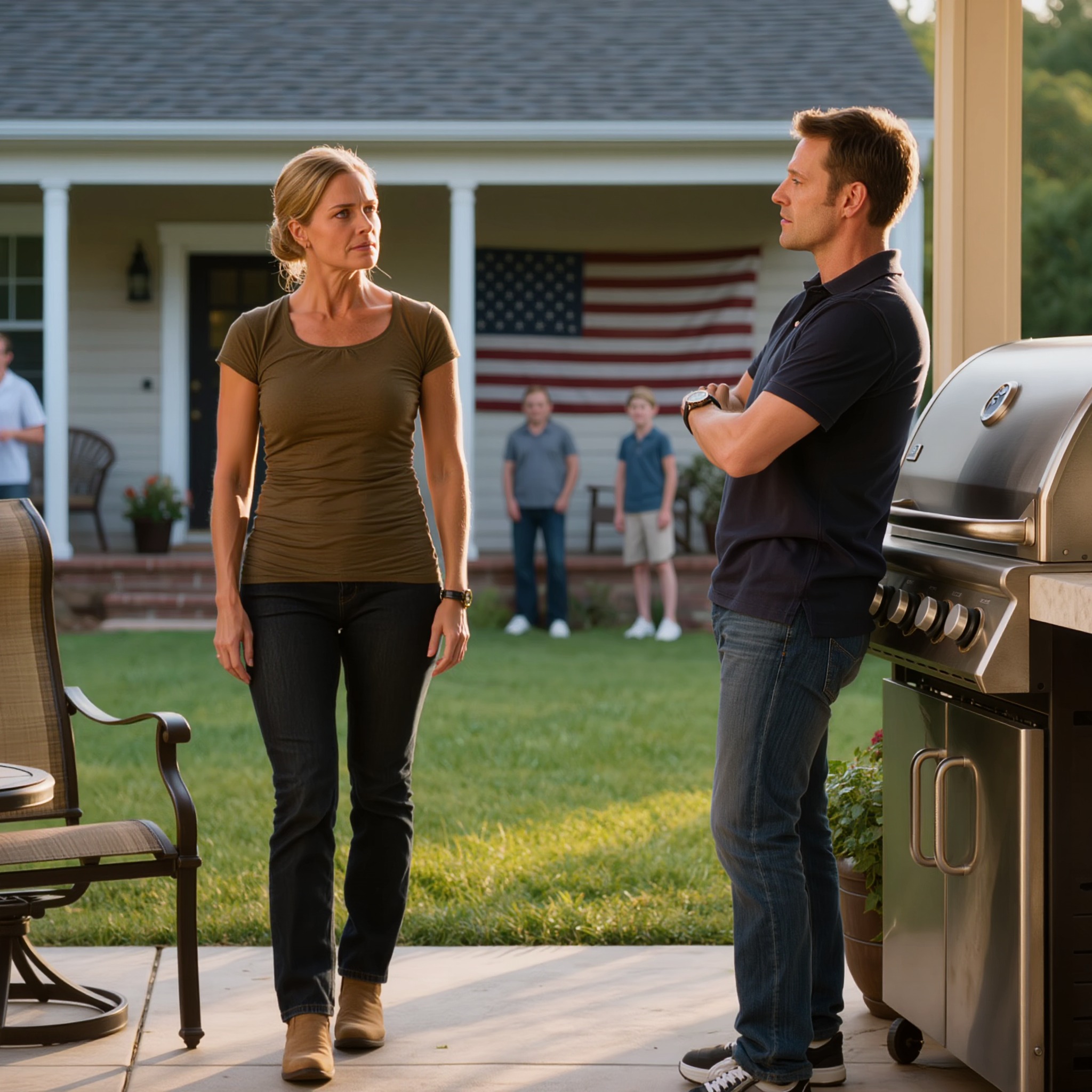 Min bror rakte ud efter mit håndled. “Et Rolex? Seriøst?” sagde han med stigende stemme. “Hvor har du fået det fra?” Han vendte min arm mod lyset. Han læste graveringen: “Meridians ejendom – sikker opdeling.” Han slap straks.
