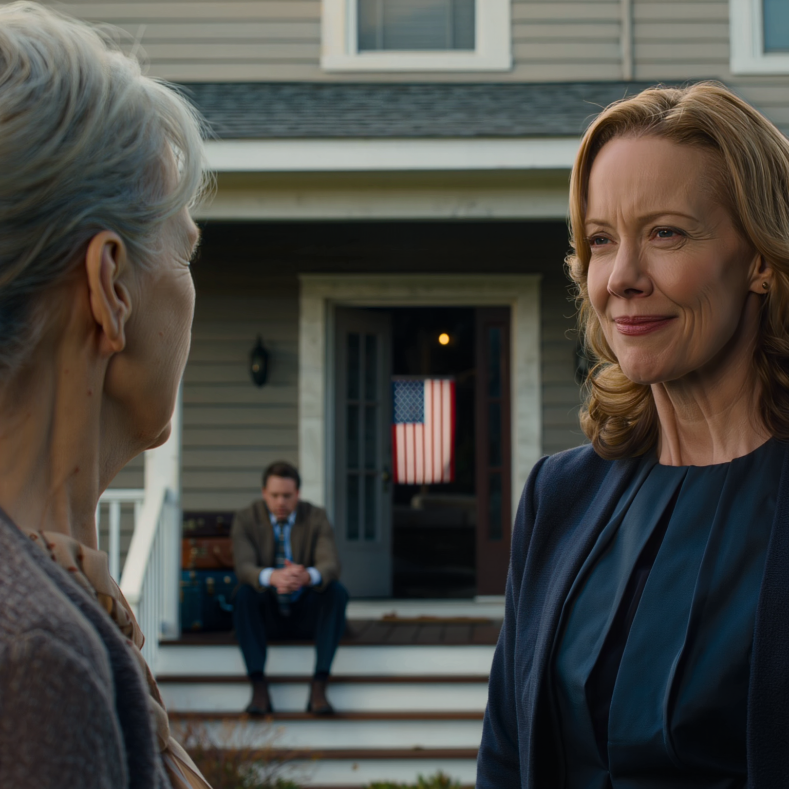 Min søn solgte deres hus på Maple Street for 620.000 dollars, lod sin kone bruge penge som vand, og dukkede derefter op med kufferter på min veranda i forstæderne, som om jeg bare ville nikke og lade dem flytte ind – jeg sagde nej, min svigerdatter slog mig lige foran naboerne, og blot et par timer senere åbnede et opkald til min advokat op for noget, de var fuldstændig uforberedte på at stå over for.