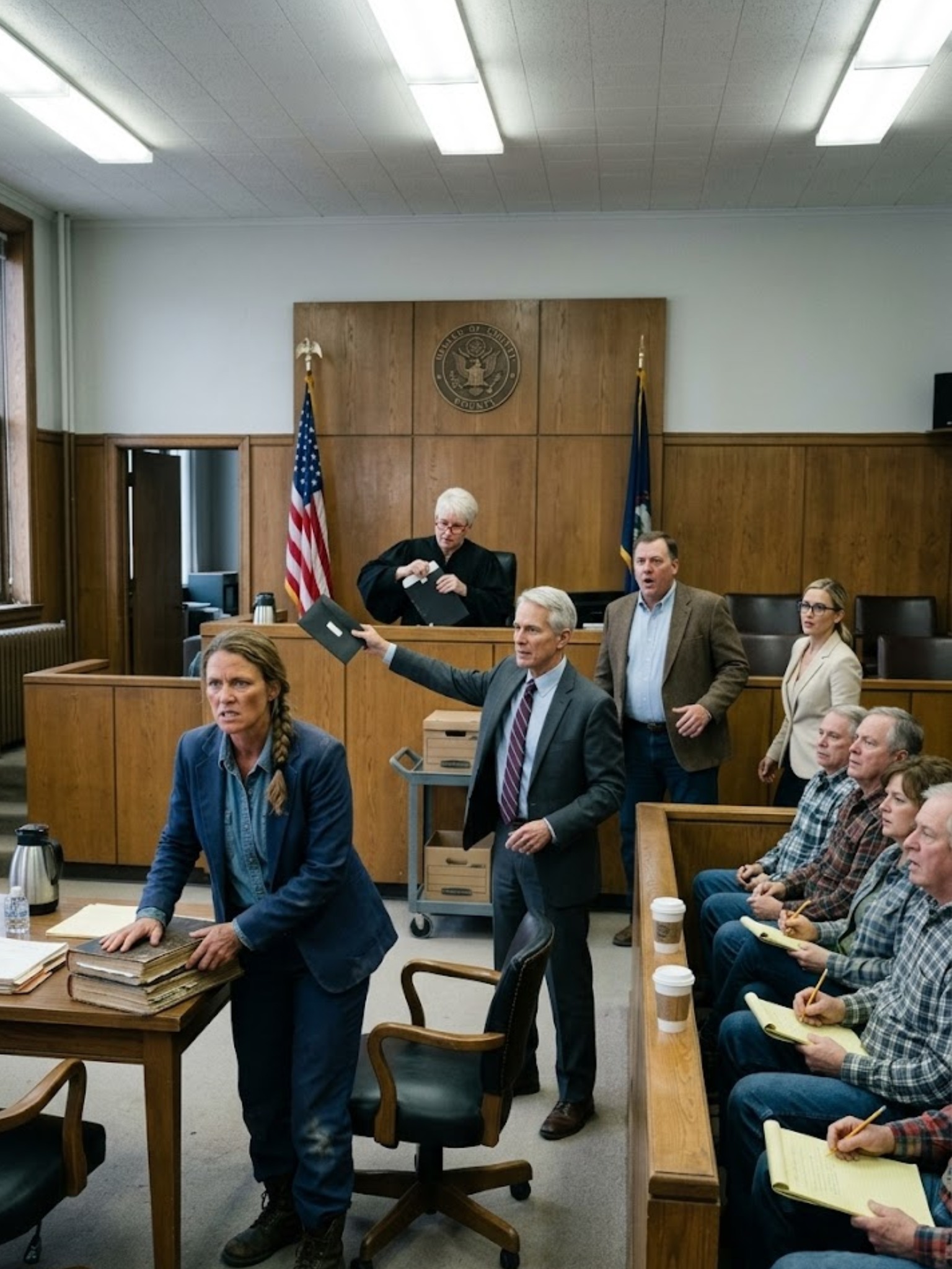 DA MIN FAR STOD OP I EN RETSSALE OG SÅ EN NÆRING BESTÅENDE BLANDEDE VENNER I ØJNENE