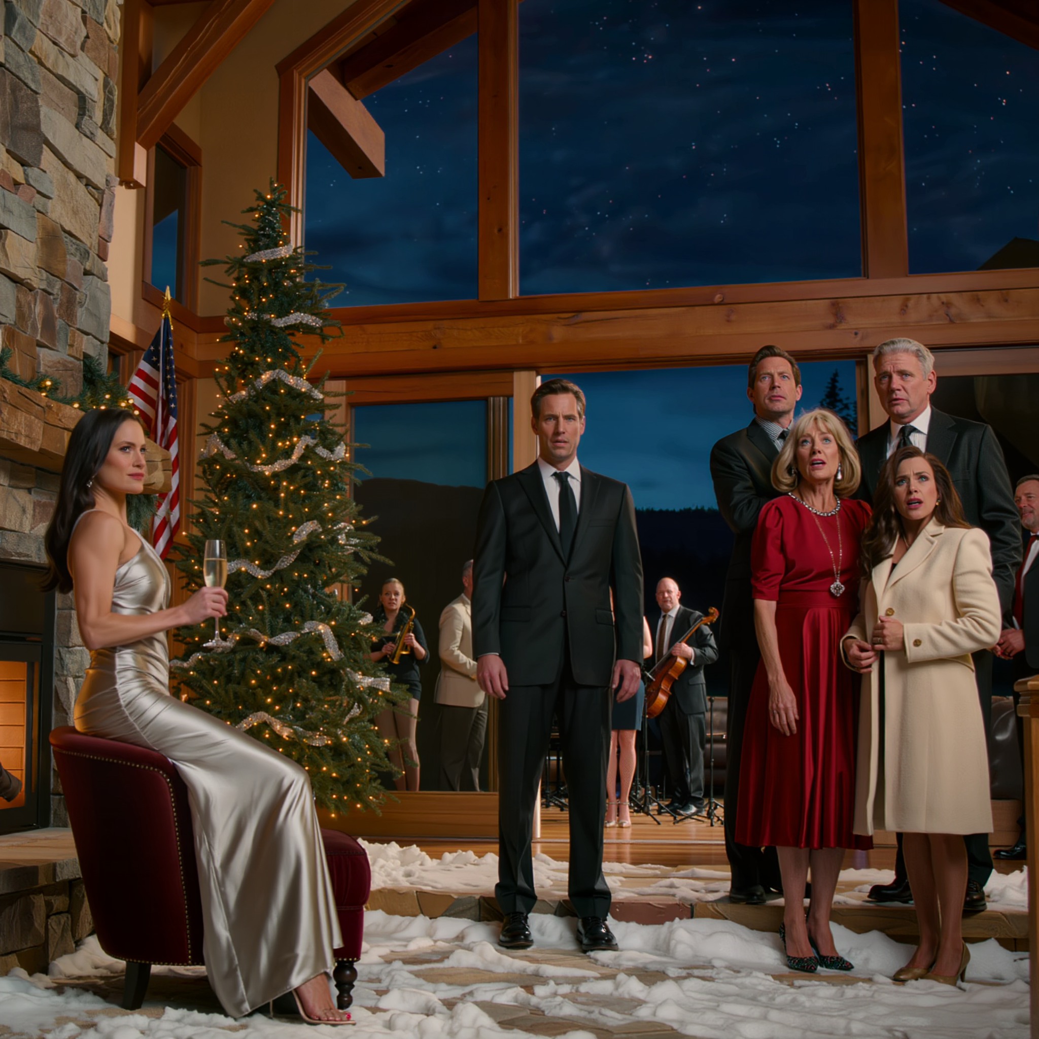 En uge før jul overhørte jeg mine forældre og søster planlægge en ferie til 50.000 dollars med mine penge – uden at spørge mig. Jeg forblev rolig. Juleaften? Ingen stearinlys. Ingen kalkun. Bare en akavet stilhed. I mellemtiden postede jeg fra min villa til 3 millioner dollars og holdt min egen overdådige fest. Mor ringede til mig…