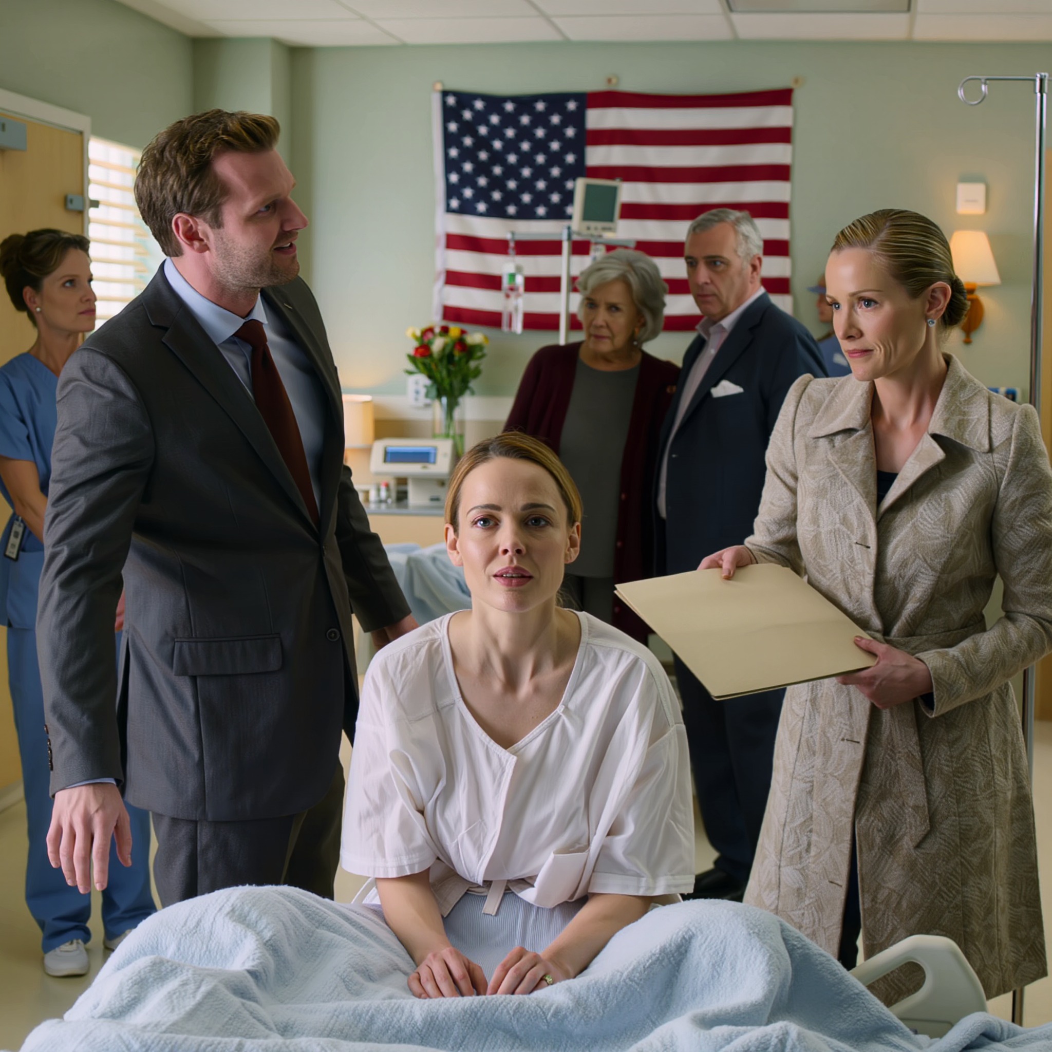 I lufthavnen ringede jeg til mine forældre og søster med store nyheder: Jeg havde arvet en ottecifret trust. Deres svar var fladt. På køreturen hjem ændrede alt sig. Da jeg vågnede op på et hospitalsværelse i Nashville, kom der ingen. Dage senere ankom de endelig – med min søsters nye mand – og i det første sekund, han så mig, ændrede luften sig i rummet.