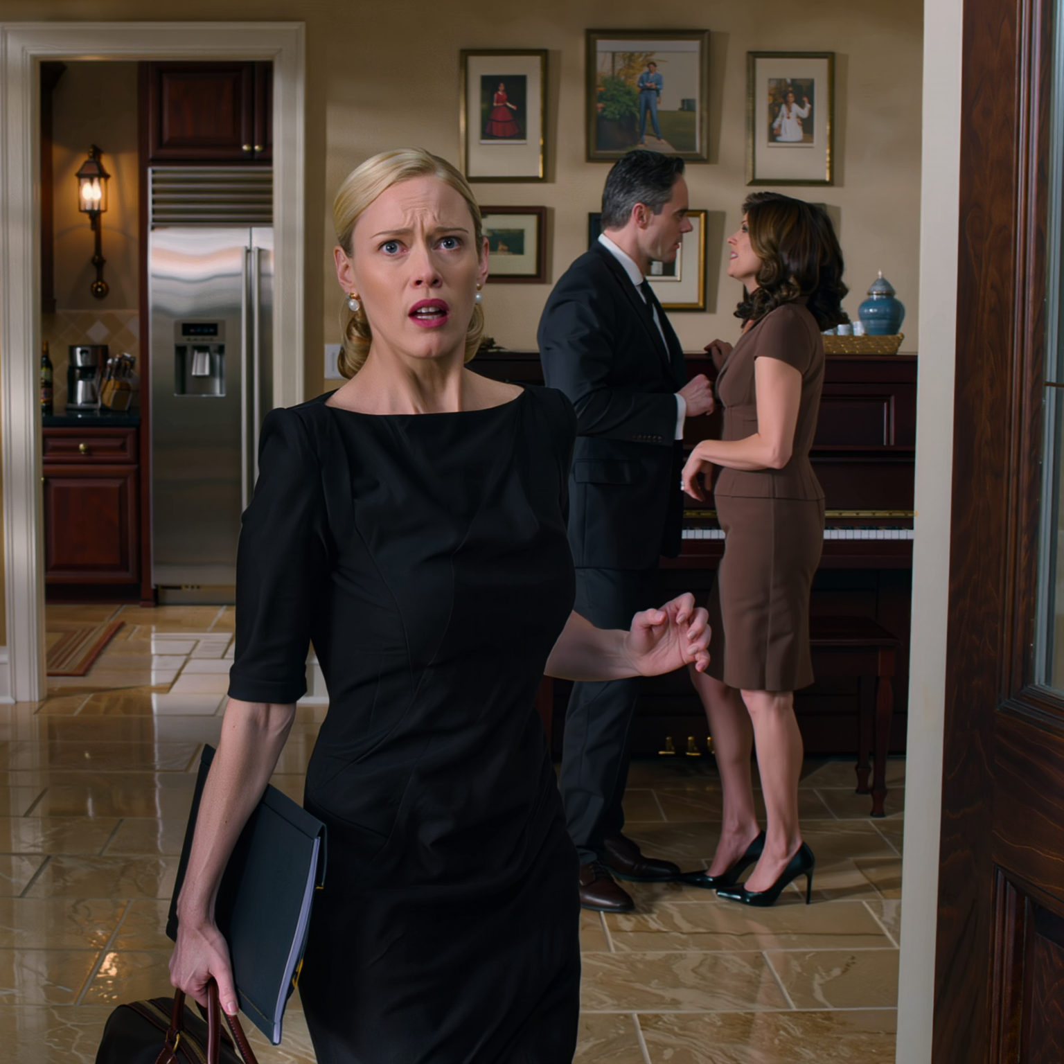 Jeg kom hjem efter begravelsen for at fortælle mine forældre og søster, at min mand havde efterladt mig 8,5 millioner dollars og seks loftlejligheder på Manhattan. Men i det øjeblik jeg gik ind i huset, overhørte jeg ved et uheld mine forældres samtale. Det, jeg hørte, lamslåede mig …