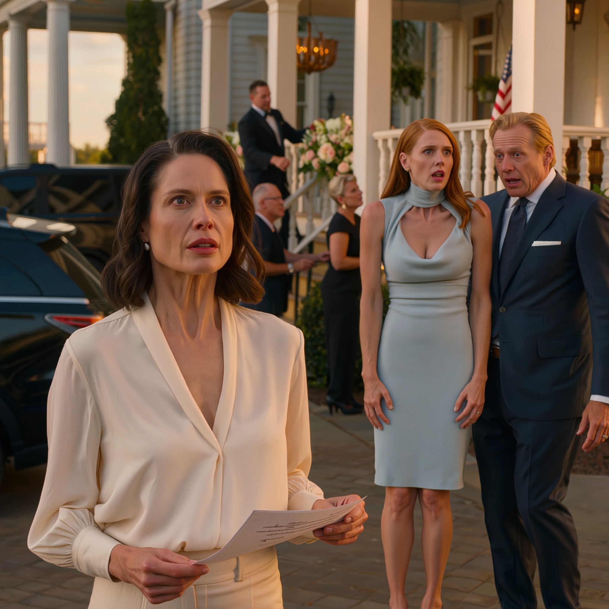 Efter min bror stille og roligt skar mig ud af forlovelsesfesten, jeg havde gemt, fandt jeg mit navn begravet i kontrakter, jeg aldrig havde underskrevet, og da min familie indså, at jeg var væk, var deres perfekte fest allerede ved at falde fra hinanden under vægten af ​​alt, hvad de forsøgte at skjule.