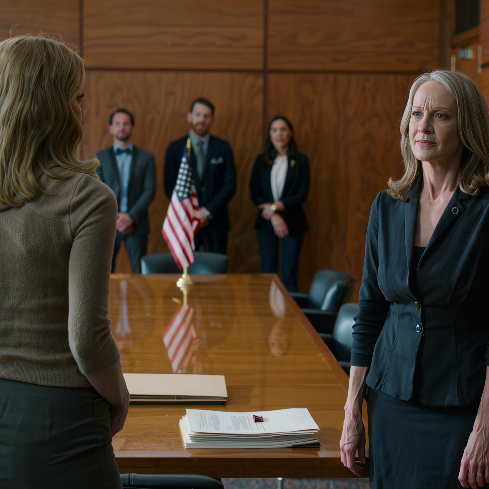 Ved testamentelæsningen på Main Street klemte min mor min arm og truede mig – så fremlagde advokaten et ændringsforslag, der var indgivet 3 dage tidligere … og i præcis det øjeblik vidste jeg, at min mor ikke var “selvsikker”, sådan som hun havde optrådt.