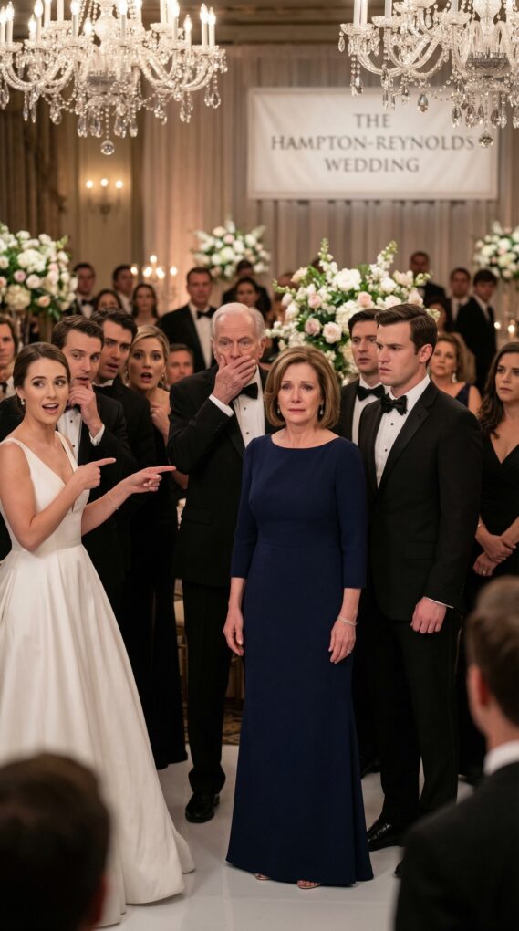 Jeg betalte for min søns bryllup i Boston til sidste lys, og hans nye kone pegede på mig og jokede til sine velhavende slægtninge: “Det her er den klæbrige svigermor, vi er fanget med,” så lo alle … indtil hendes fars ansigt forsvandt, og han hviskede: “Det her kan ikke være … du er—”