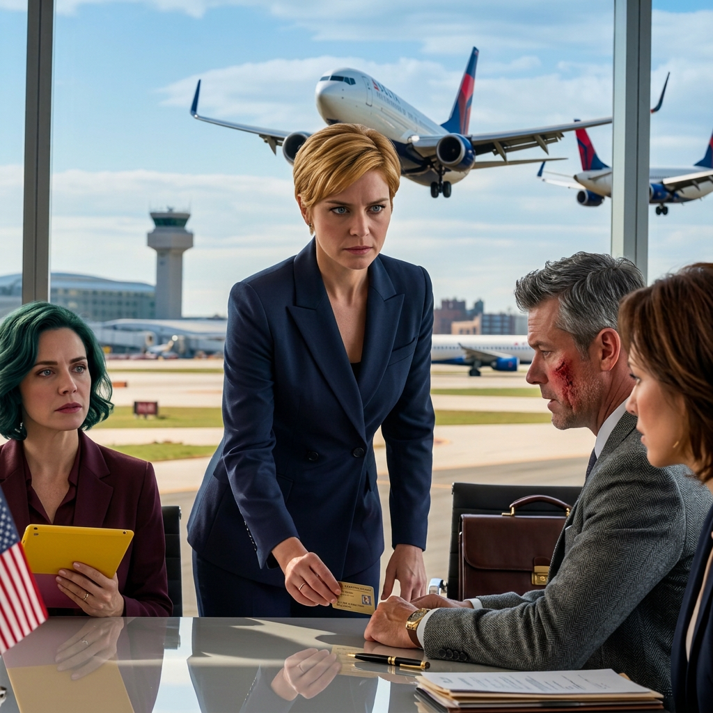 Efter 10 år på de ruter, der holdt Morrison Aviation i live, blev jeg fyret af administrerende direktørs søn, fordi hans influencer-kæreste ville have mit job. Jeg skubbede mit navneskilt hen over bordet og sagde: “Du har 30 minutter.” Da jeg nåede en diner for at spise kirsebærtærte, blinkede deres skærme rødt, og grundlæggeren ringede fra sin rekonvalescens og tiggede mig om at redde det, hans søn havde spildt væk.