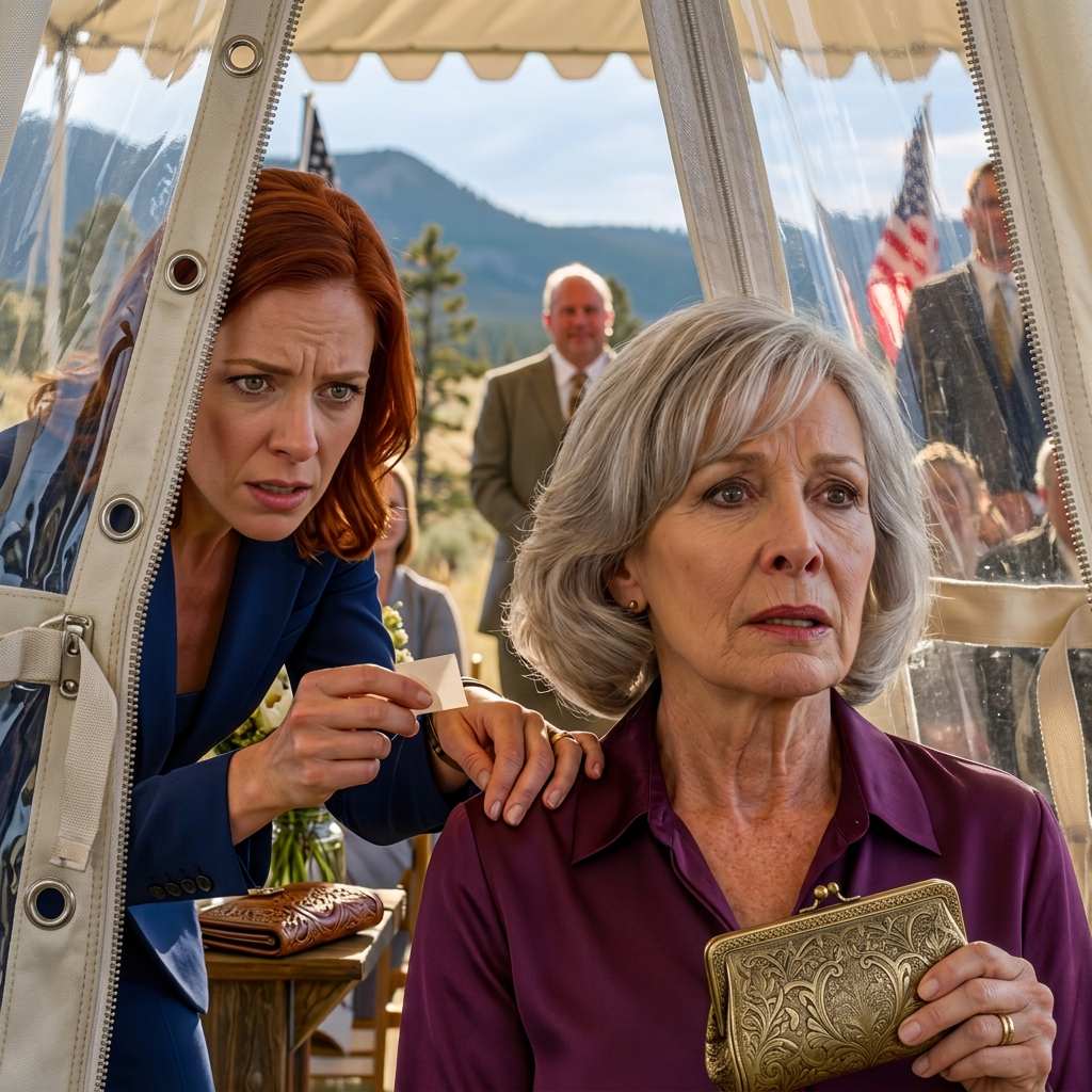 Under sit bryllup gav min datter mig en besked fra sin buket, hvorpå der stod: “Mor, hjælp mig”