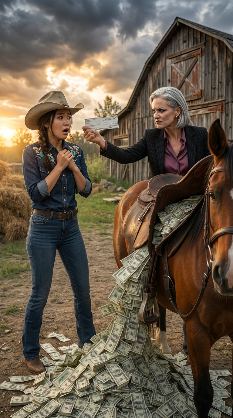 Min søster tvang mig til at arve et gammelt hus og en hest, mens hun tog hele de 125.000 dollars fra vores fars testamente, på trods af at hun aldrig gad besøge ham på hospitalet. Men under hestens saddel fandt jeg en kæmpe overraskelse fra far, der ændrede alt…