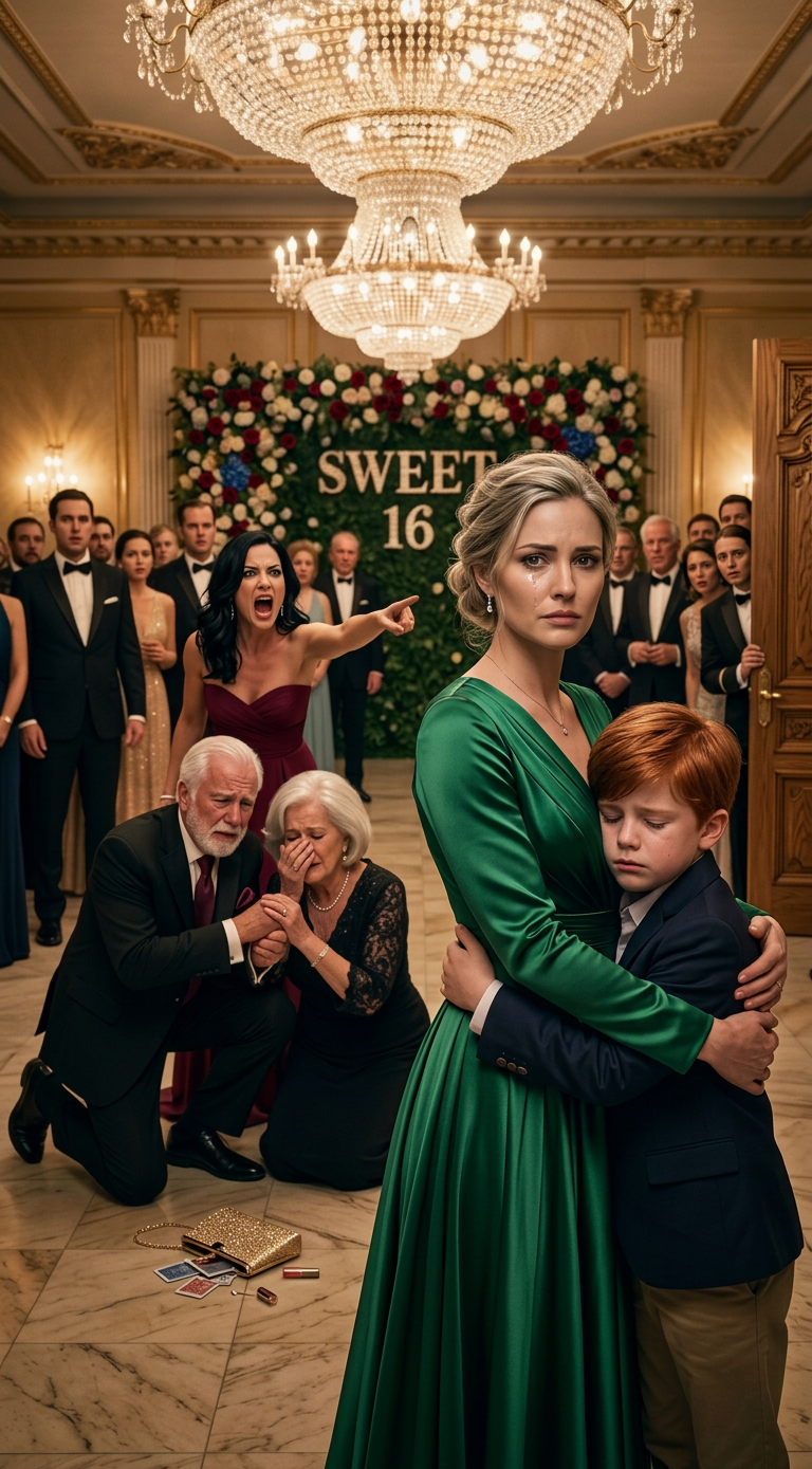 Min søster aflyste min søns operation til 8.400 dollars for at betale for sin datters sweet sixteen. “Han kan vente – hun fylder kun 16 én gang!” Mor var enig. Jeg sagde ingenting. Jeg ringede bare til min revisor: “Fjern dem fra alt.” Klokken 7 stod far ved min dør og råbte: “Huset bliver tvangsauktioneret?!” Jeg sagde bare…