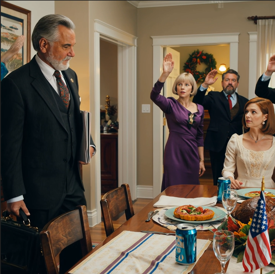 5Ved Thanksgiving afholdt min mor en “familieafstemning” for at afgøre, om jeg fortjente at blive – og alle slægtninge løftede en hånd imod mig, indtil min onkel kom ind med en mappe, han havde gemt i fjorten år.