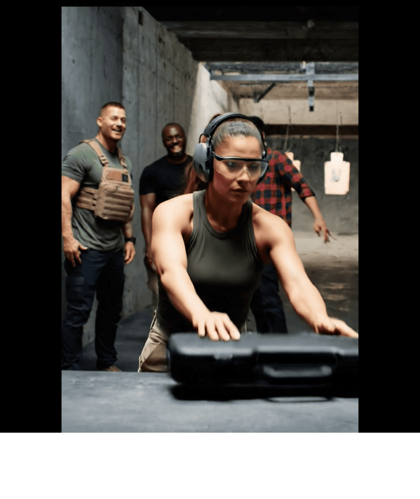 A bátyám elvitt a lőtérre, csak hogy megalázzon a barátai előtt – „Csak próbáld meg az újságot megütni, hugi. Ez nem lányoknak való” –, de abban a pillanatban, hogy a tulajdonos meglátta, mi történik, megállította az egész sort, egyenesen elsétált a bátyám mellett, mintha ott sem lenne, és olyan arccal nézett rám, amitől minden önelégült vicc azonnal elhalt abban a lőtérben. – Hírek