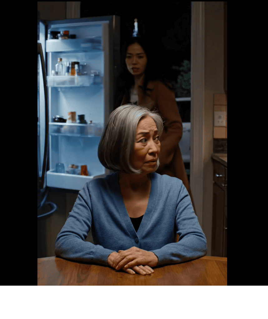 A lányom a sötétben talált rám, és azt suttogta: „Anya, miért nincs kaja a házban? Nem kapsz havi 10 000 dollárt?” A menyem halvány, hideg mosolyra húzta a száját, és nyugodtan azt mondta: „Én kezelem az összes pénzt ebben a házban.” A lányom lassan levette a fülbevalóját… és abban a pillanatban az egész szoba megváltozni látszott. – Hírek