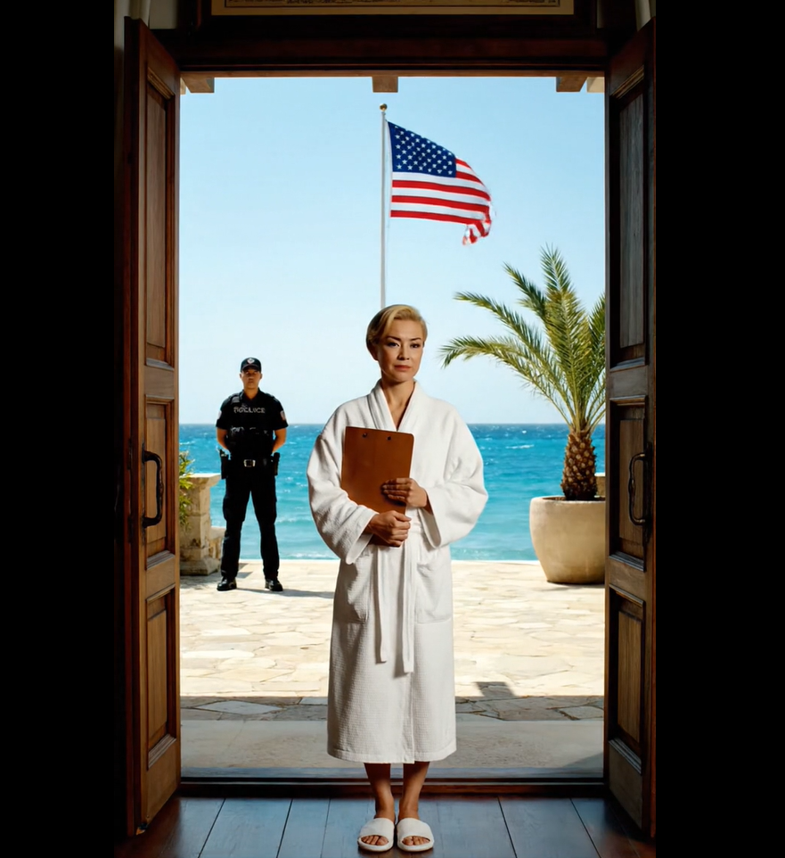 Éppen a Santa Barbarai tengerparti házamban pihentem, amikor hajnali 5-kor megszólalt a riasztó. Az őr azt mondta: „A menyed itt van a költöztetőkkel. Azt mondja, ő a ház tulajdonosa.” Elmosolyodtam: „Engedd be… engedd be. Mindjárt meglepetésben lesz része…” – Hírek