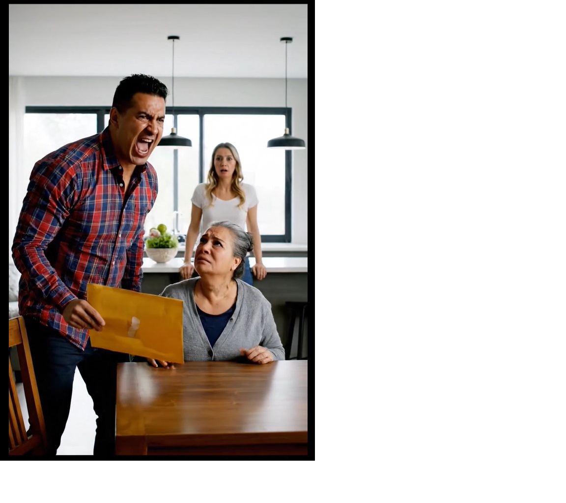 Nem voltam hajlandó odaadni a fiamnak a farm eladásából származó pénzt. Megütött, és azt kiáltotta: „Vigyék innen ezt az öregasszonyt!” A menyem elégedetten összecsapta a kezét. Remegve mentem be a szobámba. Tíz perccel később megszólalt a csengő. Amikor meglátta, ki áll ott, térdre rogyott, zokogva és bocsánatért könyörgött…