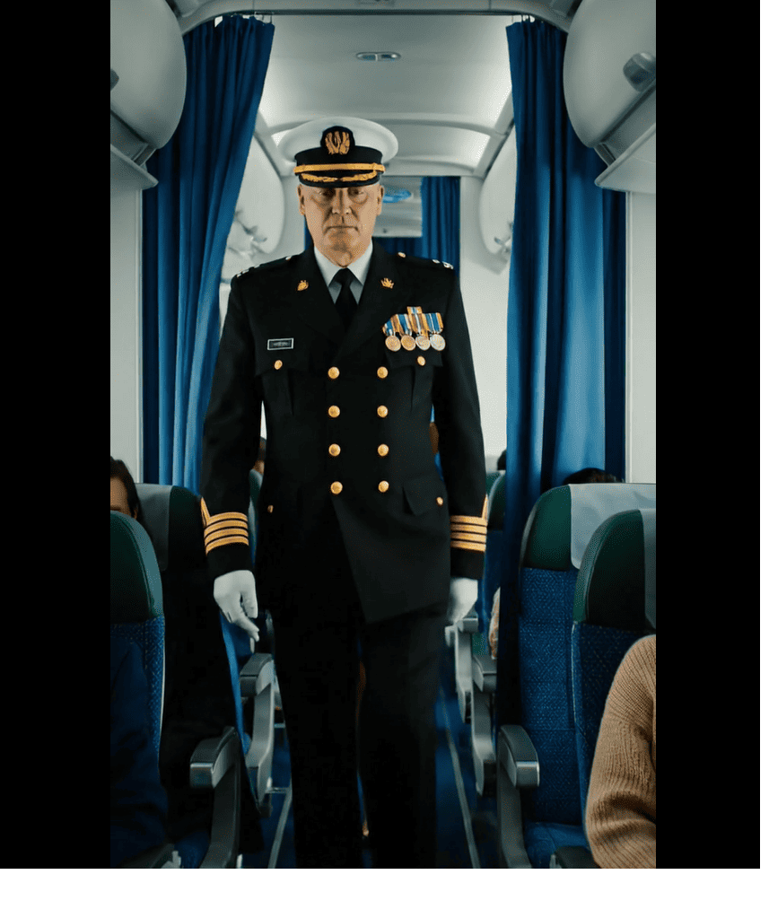 A sógornőm helyet cserélt velem a kapunál – Aztán egy rangidős tábornok lépett végig a folyosón, és azt mondta: „Asszonyom.”