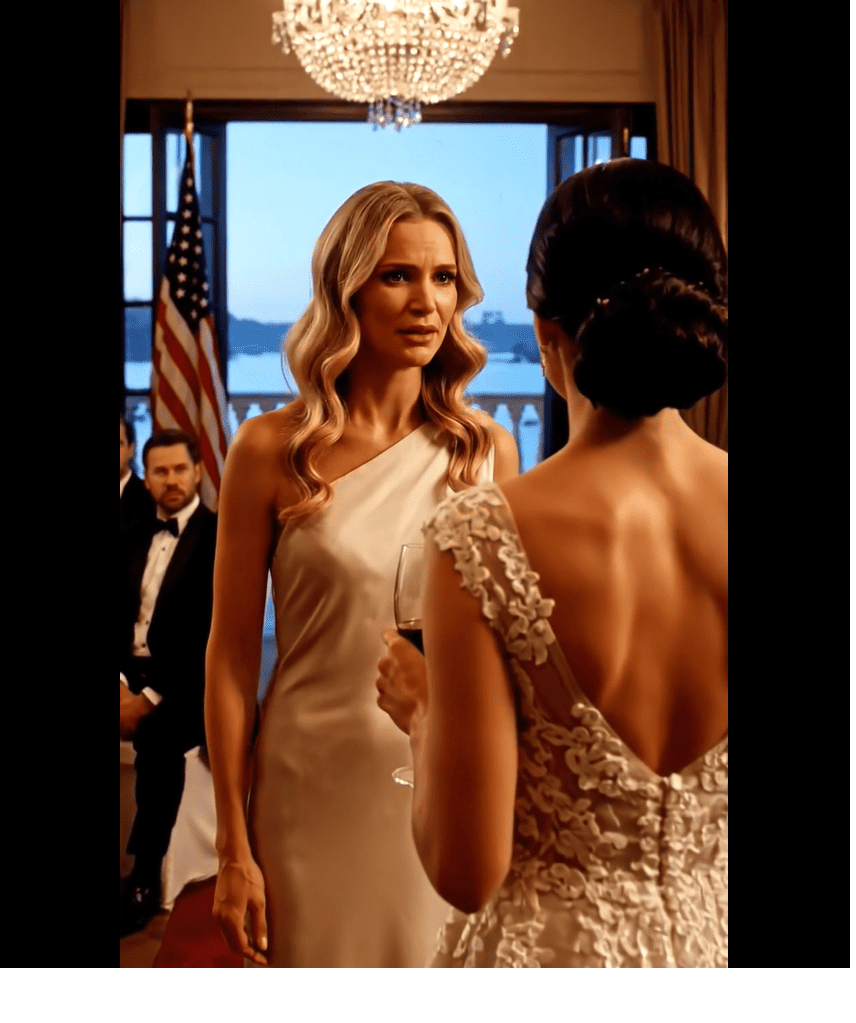 A nővérem 300 esküvői vendég előtt megköszönte a „nagylelkűségemet”, majd vörösbort öntött a ruhámra, miután nem voltam hajlandó átadni a tóparti házamat – és pontosan ekkor állt fel egy idegen, és rémálommá változtatta a tökéletes esküvőjét – Hírek