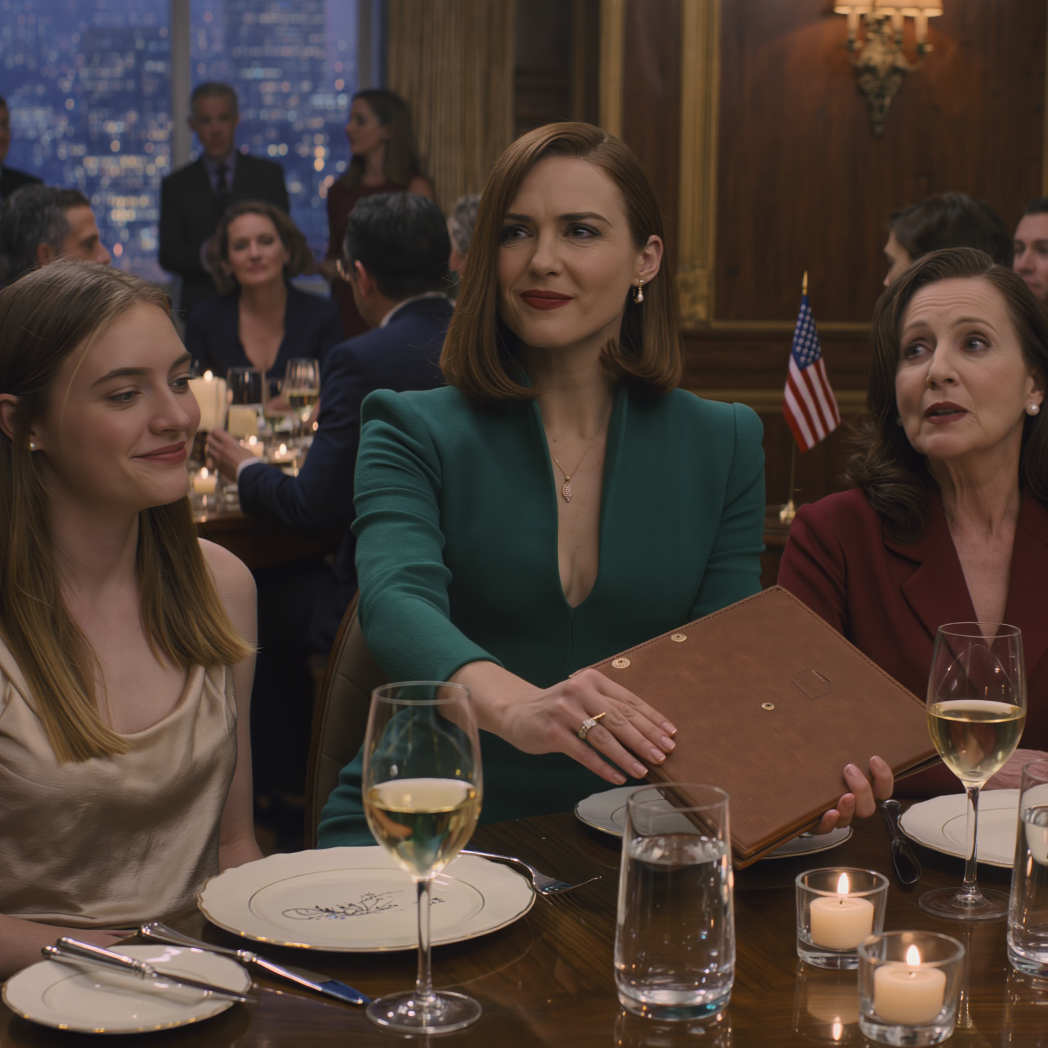 De skubbede de samlede 3.450 dollars hen imod mig på min søsters fødselsdag … Min mor løftede sit glas: “Hun er den datter, jeg er stolt af.” Så lagde tjeneren sedlen med 3.450 dollars lige foran mig, som om det var den mest naturlige ting i verden. Min søster smilede bare, mens alle ventede. Jeg rejste mig op – og skubbede den tilbage …