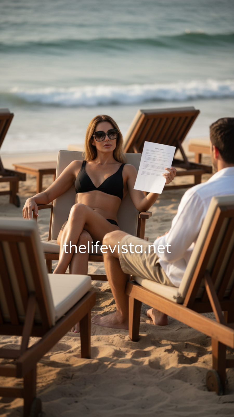 Jeg så min administrerende direktør sole sig – hun smilede: “Nyder du udsigten?”, og mit svar på to ord ændrede alt.