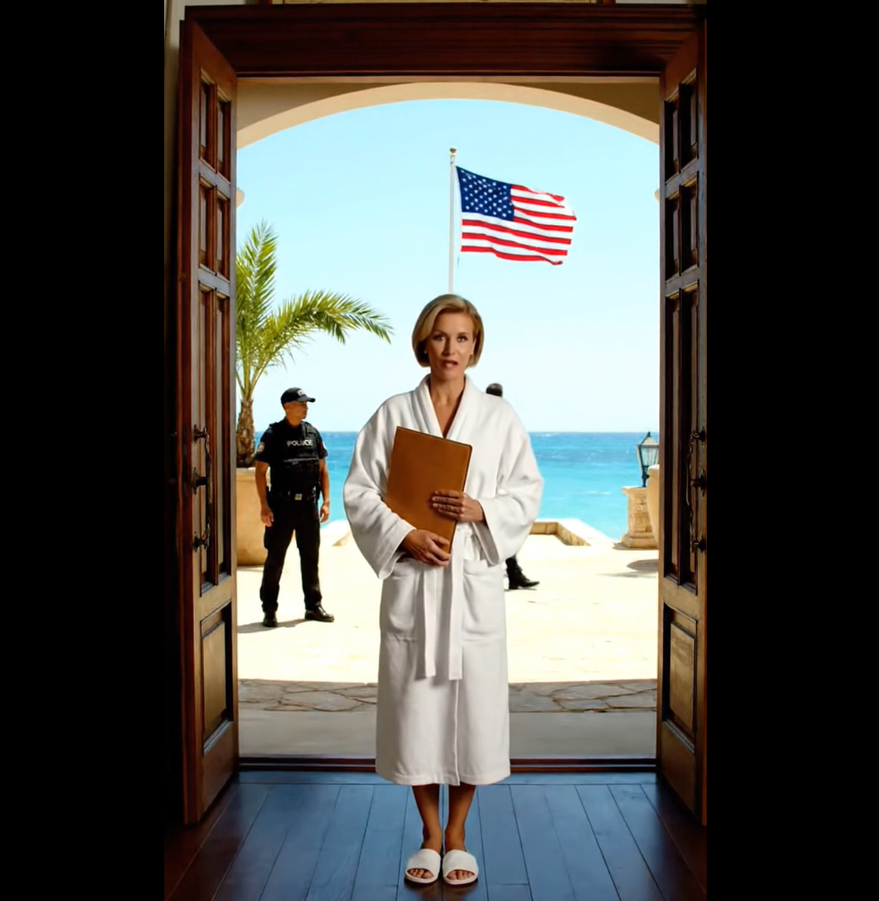 Éppen a Santa Barbarai tengerparti házamban pihentem, amikor hajnali 5-kor megszólalt a riasztó. Az őr azt mondta: „A menyed itt van a költöztetőkkel. Azt mondja, ő a ház tulajdonosa.” Elmosolyodtam: „Engedd be… engedd be. Mindjárt meglepetésben lesz része…” – Hírek