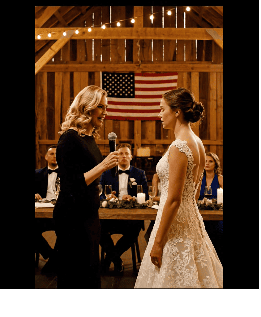 Az esküvőmön a szüleim fekete gyászruhát viseltek. Anya átvette a mikrofont: “Itt maradunk, amíg át nem adod a házat a húgodnak!” – nevetett a húgom. A férjem nyugodtan felállt és a képernyőre mutatott. Ami felvillant rajta, arra késztette őket, hogy elmeneküljenek a helyszínről – Hírek